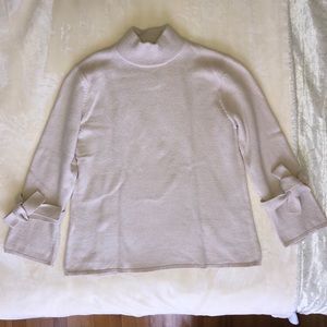 🛍SALE 💗Blush Merino Wool Mock Neck Sweater